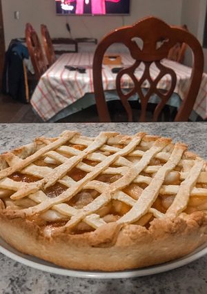 Una foto de Kuchen de manzana 🍎🍏