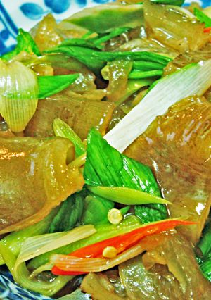 快炒魚皮 的食譜成品照片