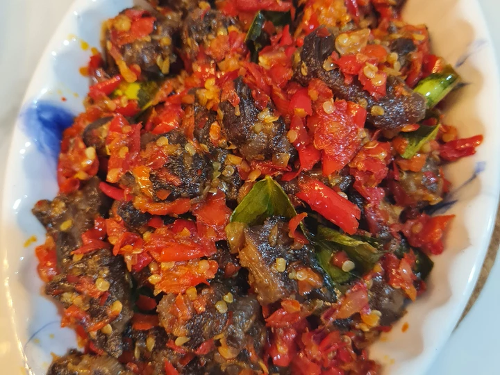 Langkah Gampang Membuat Resep Dendeng balado basah dengan sambal daun jeruk yang Bikin Ngiler Anti Ribet, Mantap Sekali