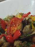Ensalada templada de verduras asadas
