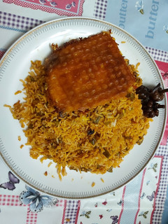 عکسی از دستور لوبیا پلو