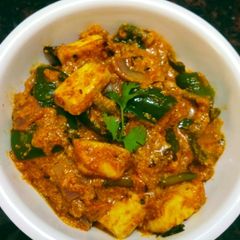 Malai Paneer Capsicum Curry A picture of Malai Paneer Capsicum Curry.