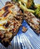 Berenjenas rellenas de tex mex