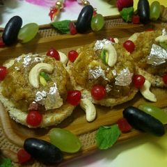 A picture of Watermelon rind halwa.