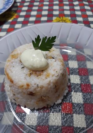 Una foto de Arroz con cebolla caramelizada!