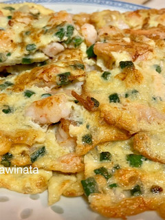 Foto resep Omlet kacang panjang+udang
