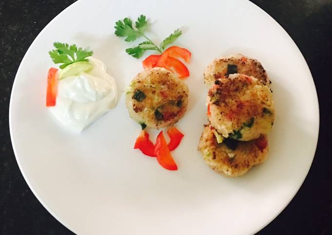 Recipe of Ultimate Healthy brown rice veggie fitters❤️