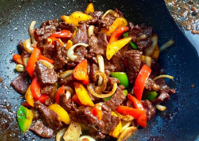 Resep Daging Sapi Lada Hitam oleh Ika Ratnasari - Cookpad