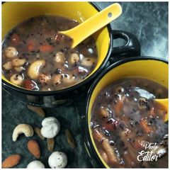 Dryfruits Jaggery soup A picture of Dryfruits Jaggery soup.