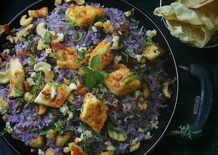 Paneer pulao /Cottage cheese Rice