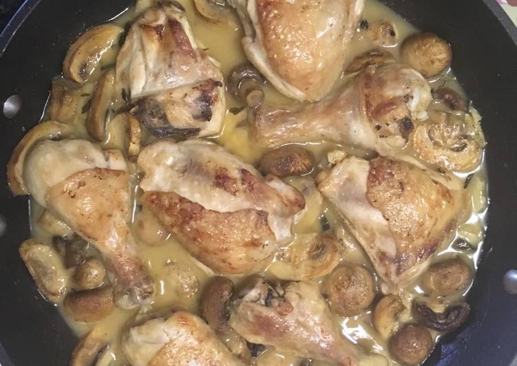 Steps to Prepare Quick Mushrooms and Chicken