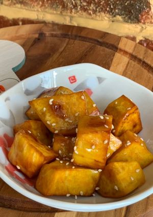 Hình của món Khoai Lang Ngào Mật Ong.