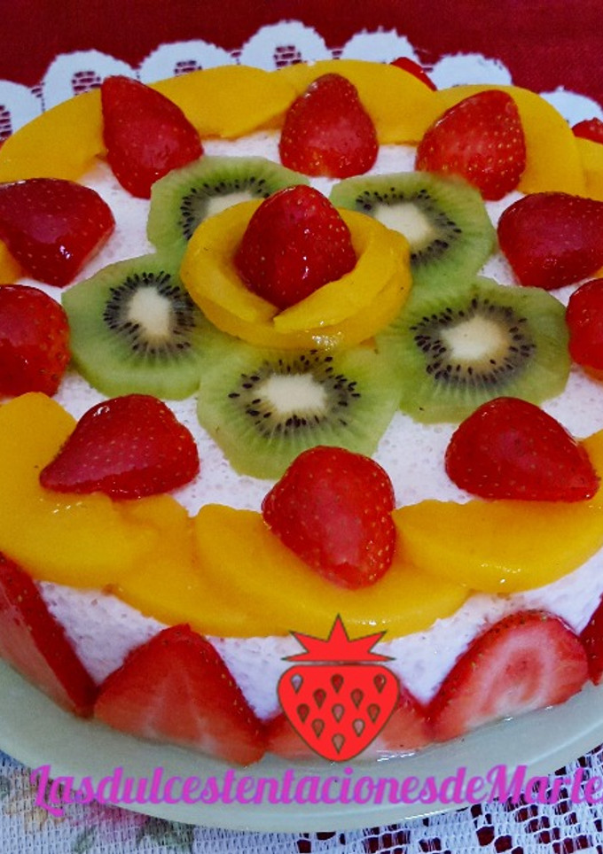 Una foto de Tarta de fruta y yogur