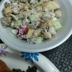 A picture of Sausage Salad.