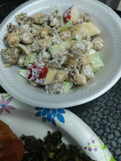 A picture of Sausage Salad.