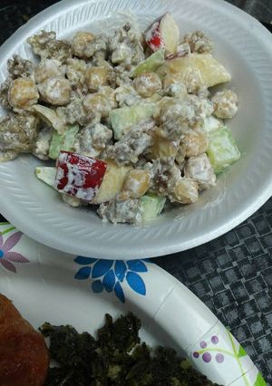 A picture of Sausage Salad.