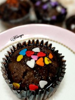 عکسی از دستور کیک خیس شکلاتی