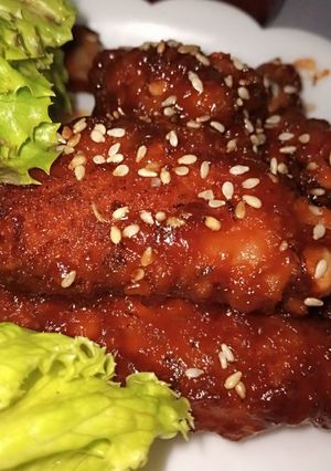 Chicken wings ainihin hoton girkin