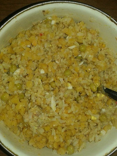 Una foto de Ensalada de lentejas turcas y arroz integral