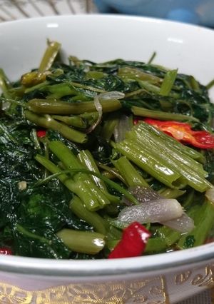 Foto resep Tumis Kangkung belacan/terasi