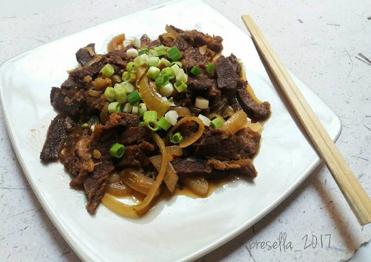 Bagaimana Menyiapkan Beef bulgogi #pr_asianfood yang Menggugah Selera
