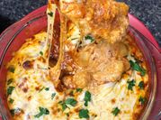 A picture of baked gnocchi