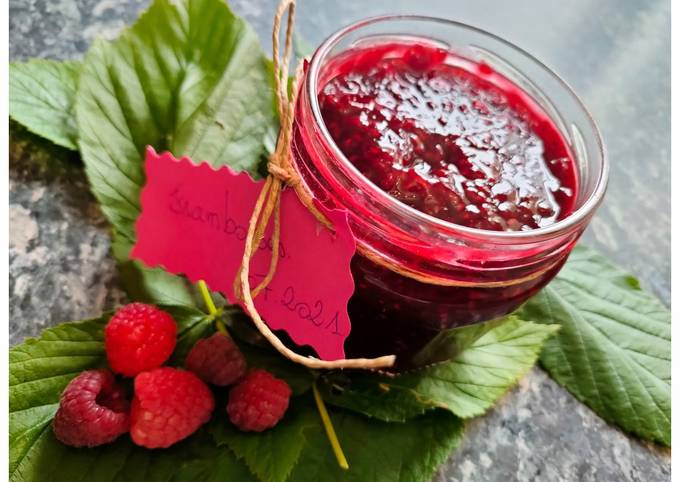 Recette Confiture de framboises