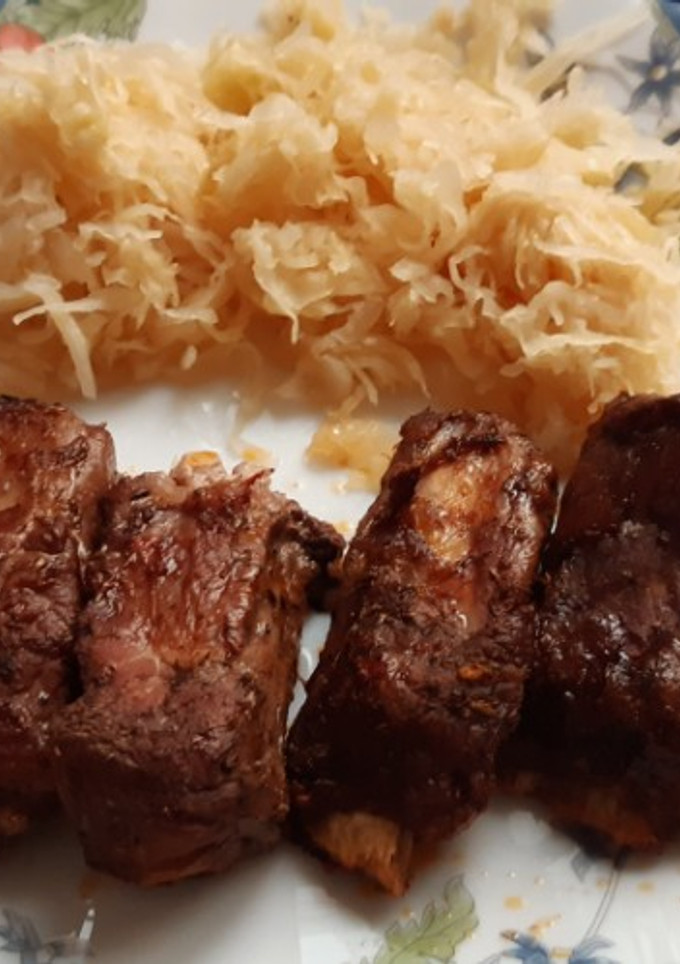 Una foto de Costillitas frescas maceradas, en airfryer