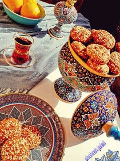 عکسی از دستور قرابیه ارده کنجد ترد، کوکی ارده