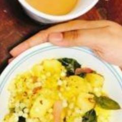 A picture of Sabudana khichdi.