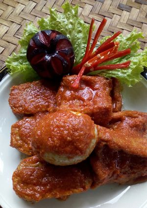 Foto resep Tempe,Tahu,Telur bumbu Bali