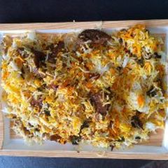 A picture of Bakra eid special mutton Biryani.