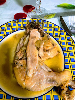 Una foto de Pollo a la cerveza en olla express