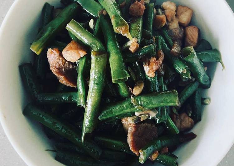 Recipe of Award-winning String Beans Adobo