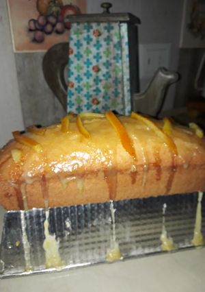 Una foto de Budín de naranja