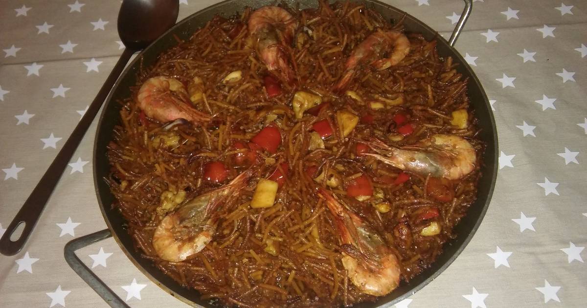 Fideuá (Pasta noodles with seafood) - Kenwood Recipes