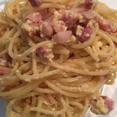 Foto di Pasta alla carbonara(Uovo cotto)