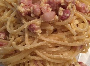Foto di Pasta alla carbonara(Uovo cotto)