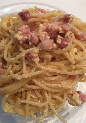 Foto di Pasta alla carbonara(Uovo cotto)