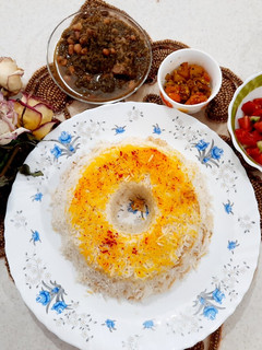 عکسی از دستور تزئین برنج