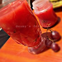 Watermelon and grapes drink A picture of Watermelon and grapes drink.