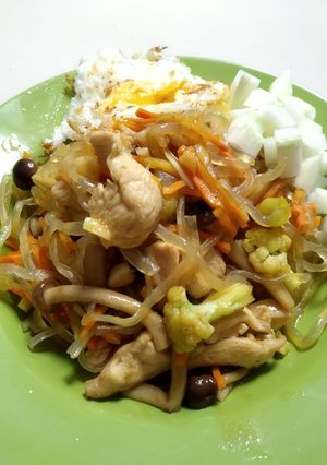 Foto resep Shirataki Ayam Jamur
