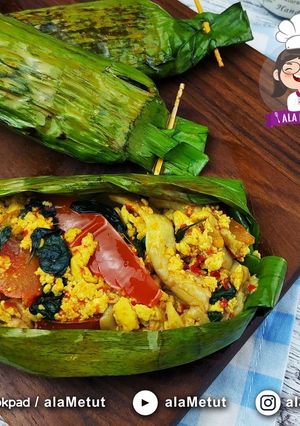 Foto resep Pepes Tahu Jamur Vegan alaMetut 👩‍🍳