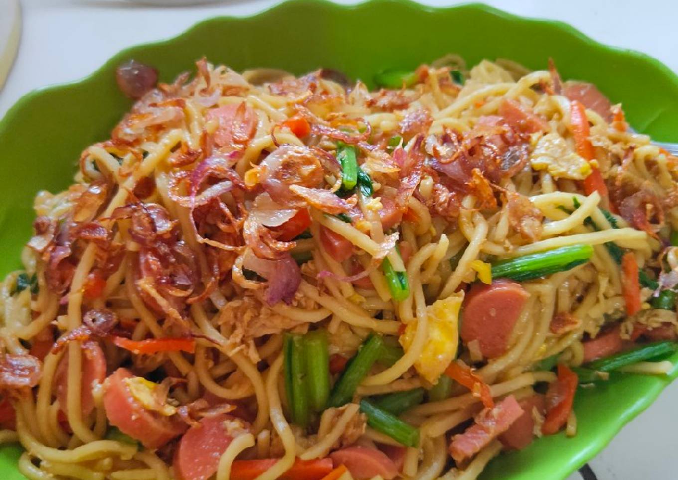 Mie goreng Jawa dimasak di Kalimantan 😅