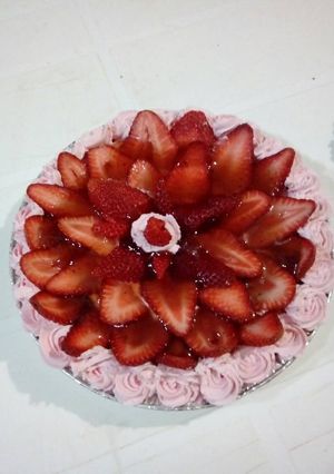 Una foto de Tarta de frutilla