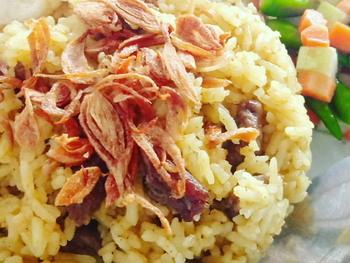 Resep Nasi kebuli daging sapi Anti Gagal