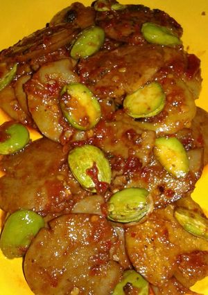 Foto resep Sambal pedas jengkol dan pete ala Evi gani