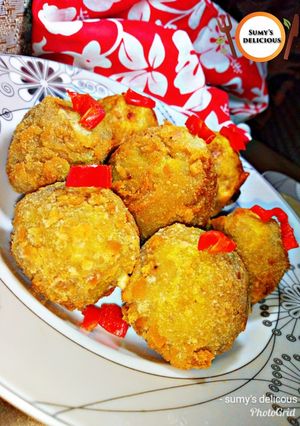 A picture of Plantain balls.