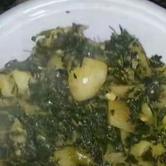 A picture of Aloo methi.