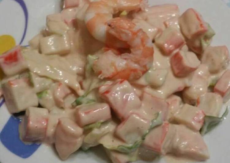 Tapa de cangrejo con gambas